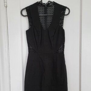 Bardot Black Bodycon Dress Size 2